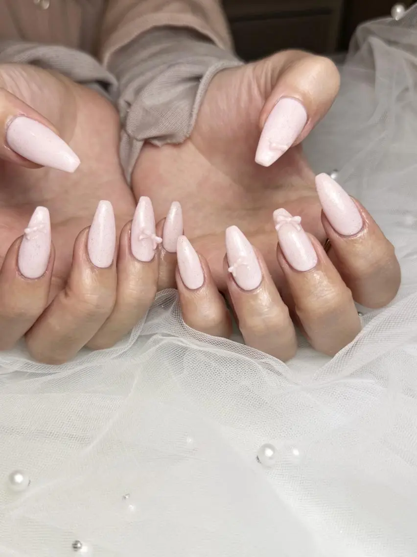 ネイル ワンカラーネイル mofie🤍ナツカ /練習モデル募集中のネイルデザイン