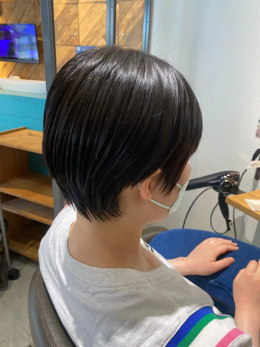ショート ショートヘア カット diar／Saori 透明感カラー🤍のヘアスタイル