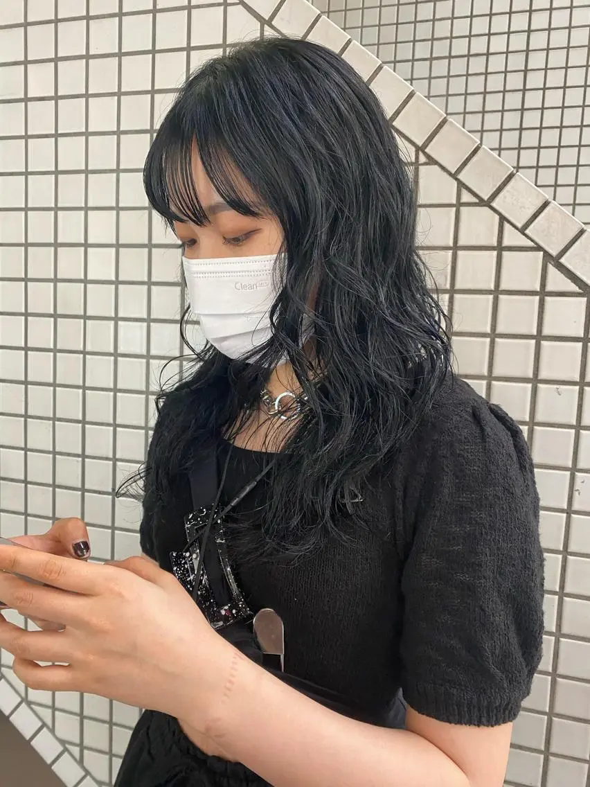 ロング 🐩透明感ミルクティ ーピンクニイナ🐩のヘアスタイル