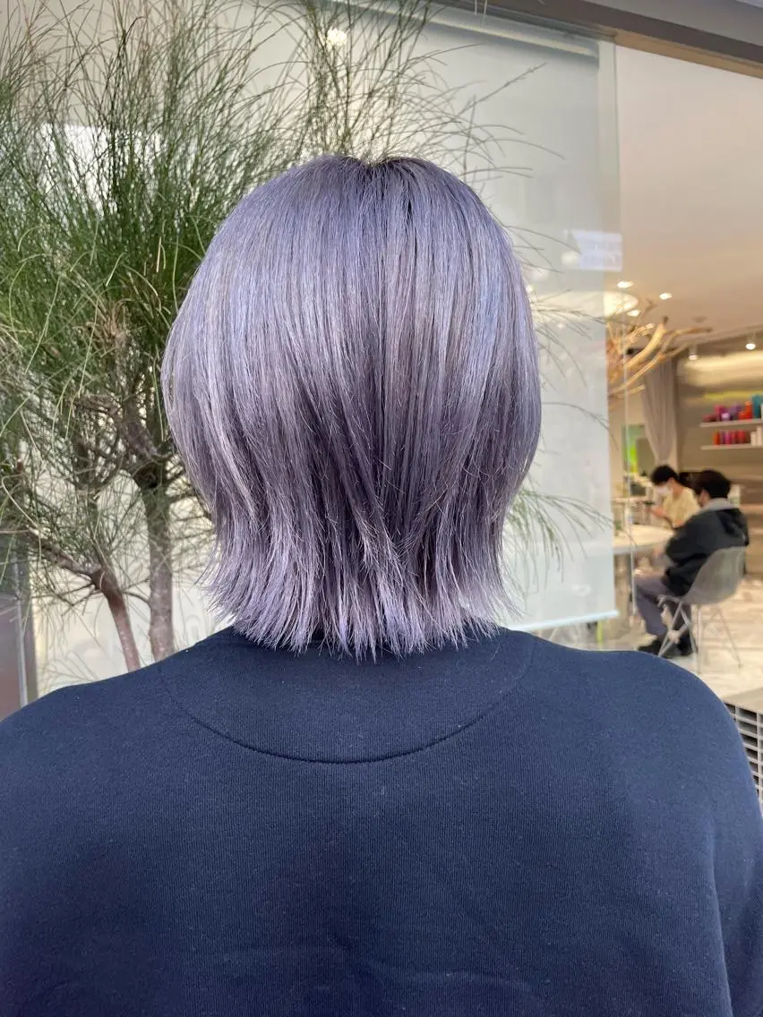 ショート カラー メンズ メンズブリーチ ブリーチ risa 。のヘアスタイル