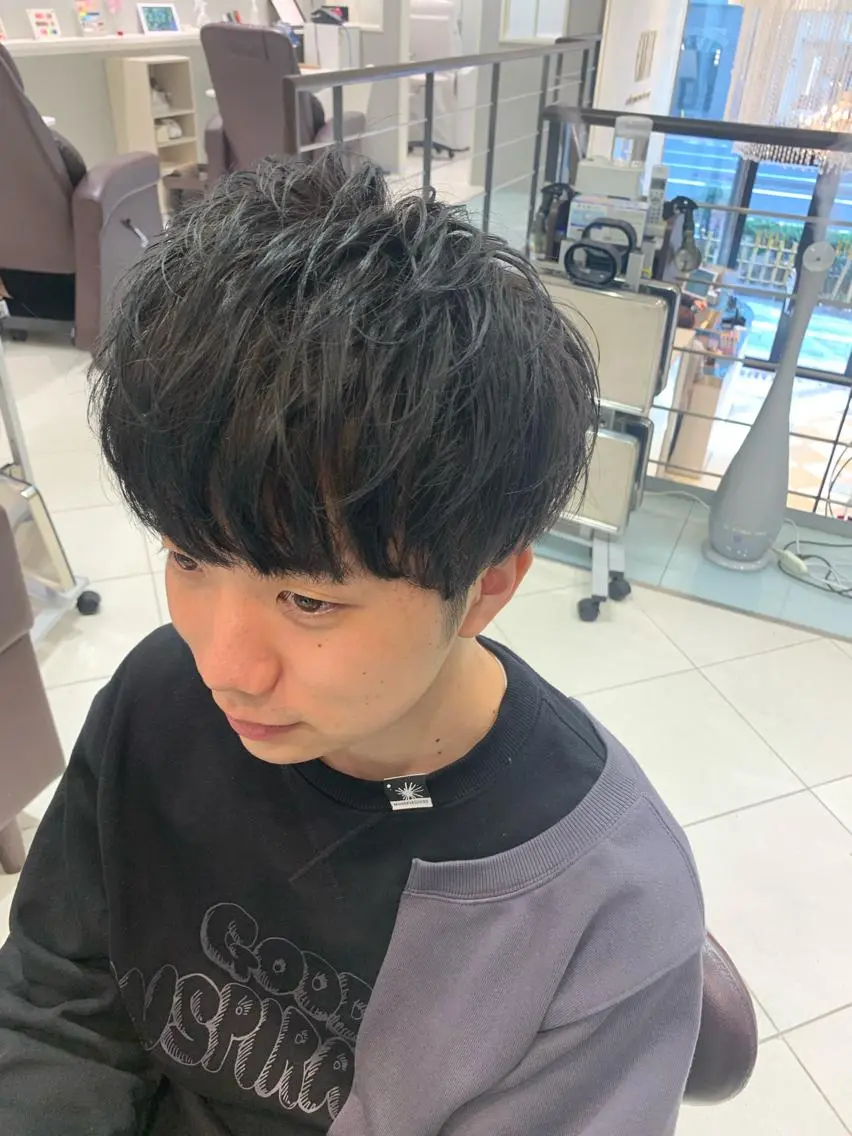メンズ カット ヘアカラー トリートメント ✨上村 潤平✨メンズヘア✨のヘアスタイル