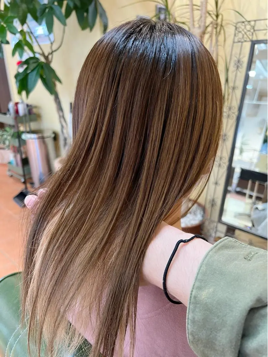 セミロング トリートメント 石井 佑樹のヘアスタイル