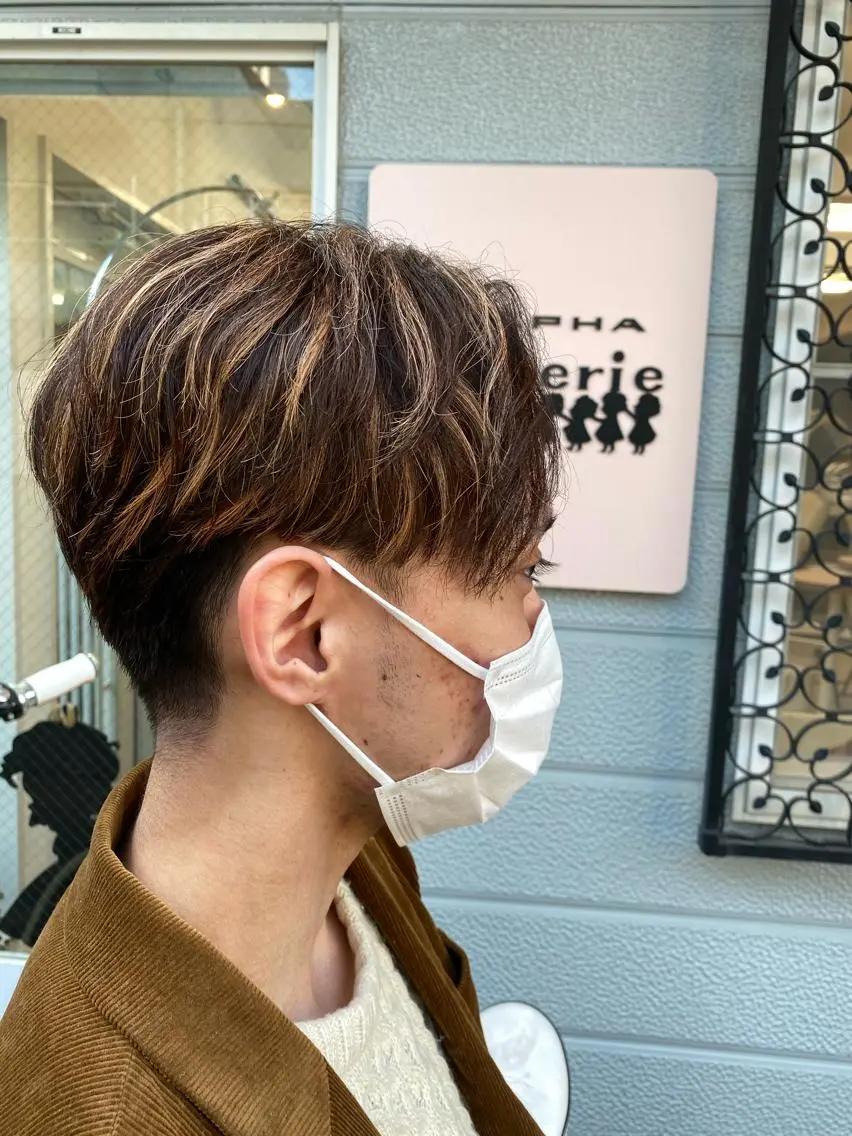 ショート メンズ 髪質改善QOLU 石川のヘアスタイル
