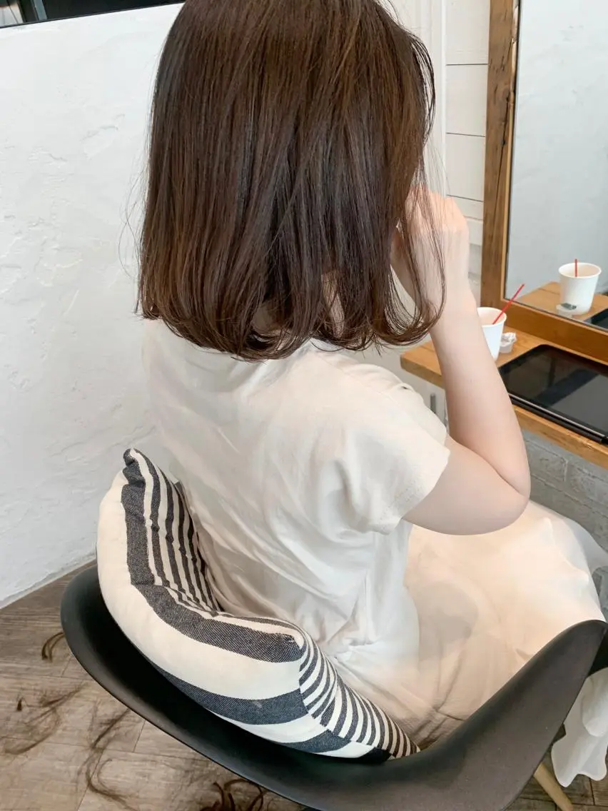 ミディアム カラー ベージュカラー ラベンダーカラー ラベンダーベージュ 🌟アレンジが似合う カラー🌟Rumiのヘアスタイル