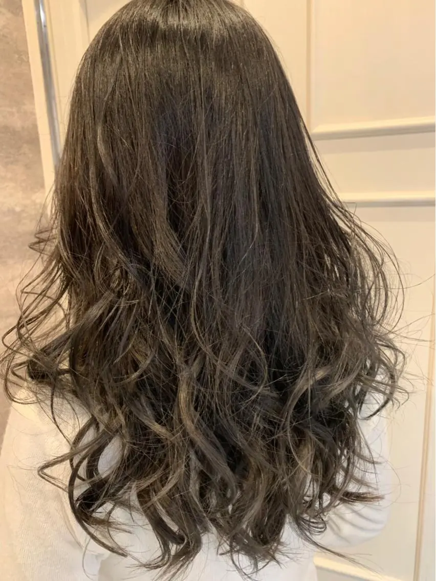 セミロング カラー アッシュ ベージュカラー 🫟Blanco🫟 Color&Careのヘアスタイル