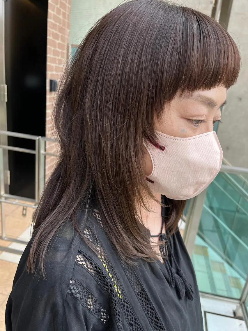 ミディアム カラー パーマ ヘアアレンジ メンズ キッズ ネイル マツエク・マツパ アイブロウ メンズブリーチ メンズハイライト メンズインナーカラー メンズ韓国風 ブリーチ 久木原 ゆりのヘアスタイル
