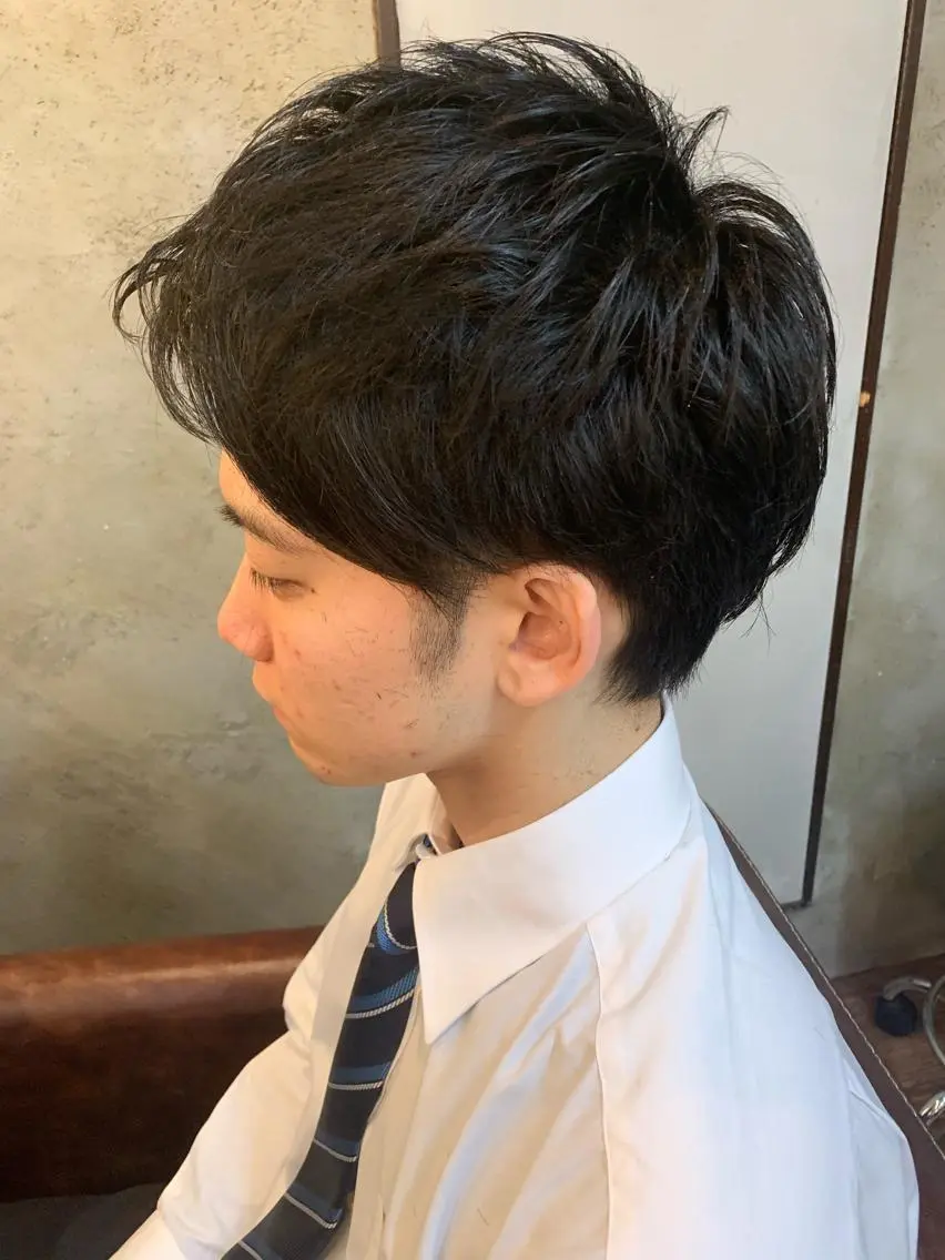 ショート カット ヘアセット ✨上村 潤平✨メンズヘア✨のヘアスタイル
