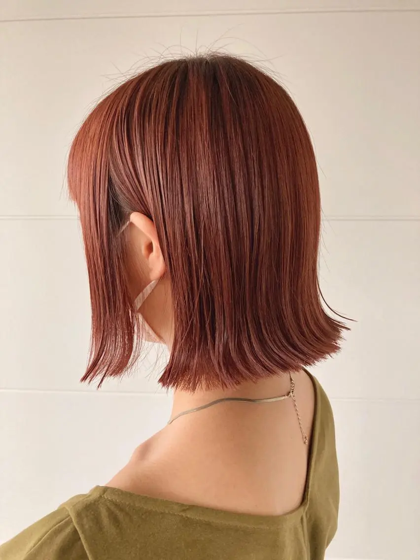 ショート オレンジブラウン タカツド ユウキのヘアスタイル