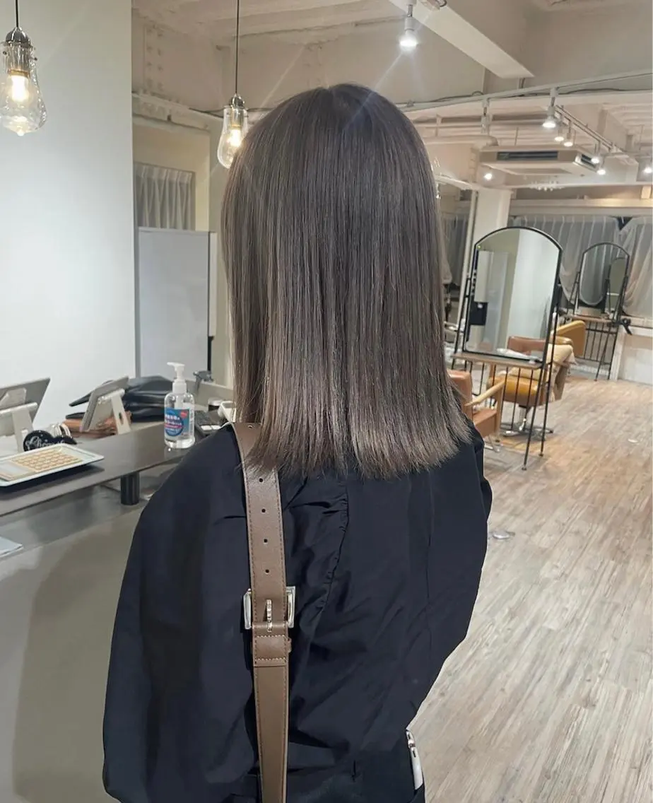 ミディアム カラー sand🎀 Ricoのヘアスタイル