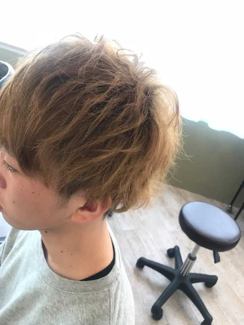 ショート パーマ メンズ Rayt hair レイトヘアーのヘアスタイル