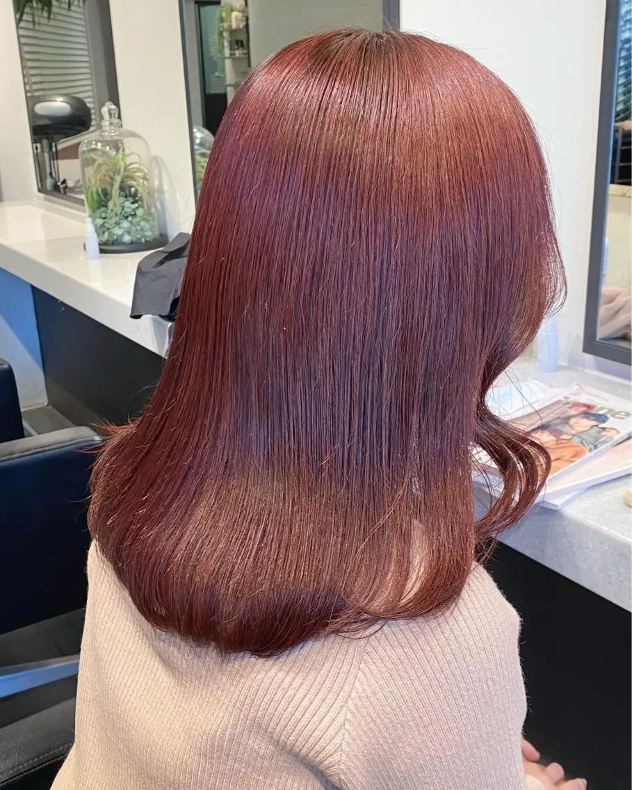 ミディアム カラー 💗ガーリーヘア🎀 saki💗のヘアスタイル