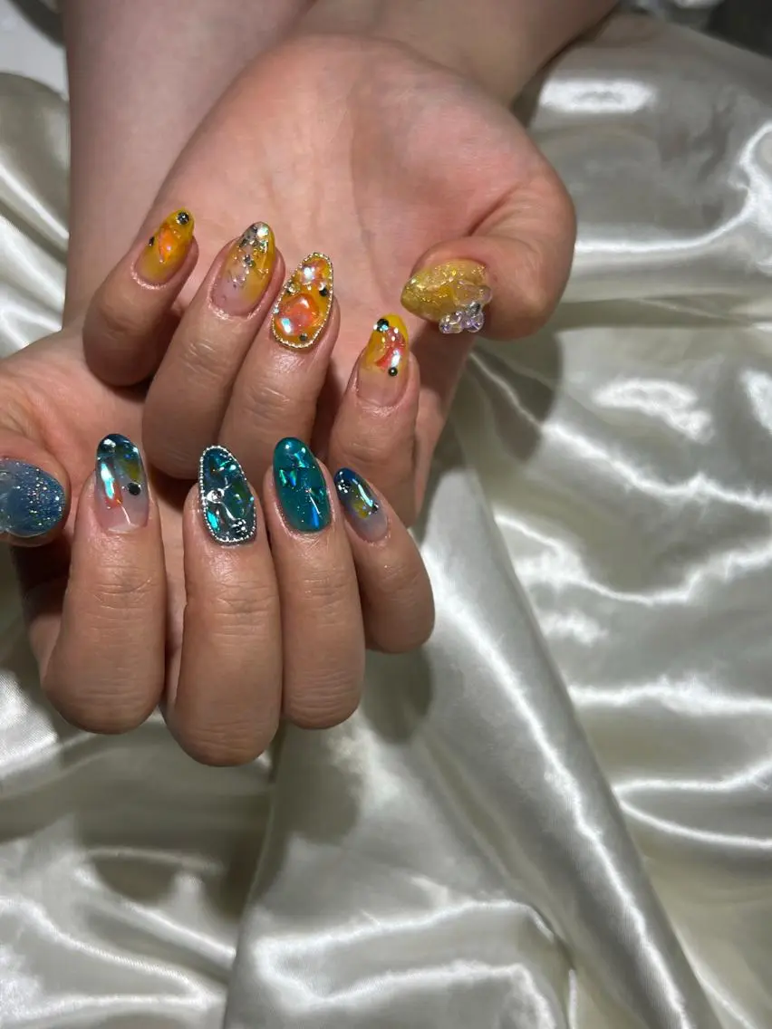ネイル 持ち込み ニュアンスネイル Charme. NOBUKOのネイルデザイン
