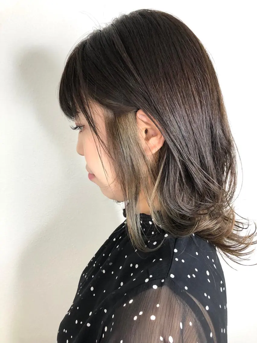 ミディアム Rubik難波樽本 譲二のヘアスタイル
