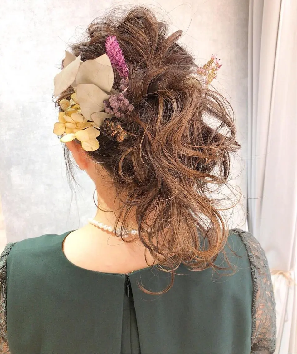 ヘアアレンジ ポニーテール 池田 みのりのヘアスタイル