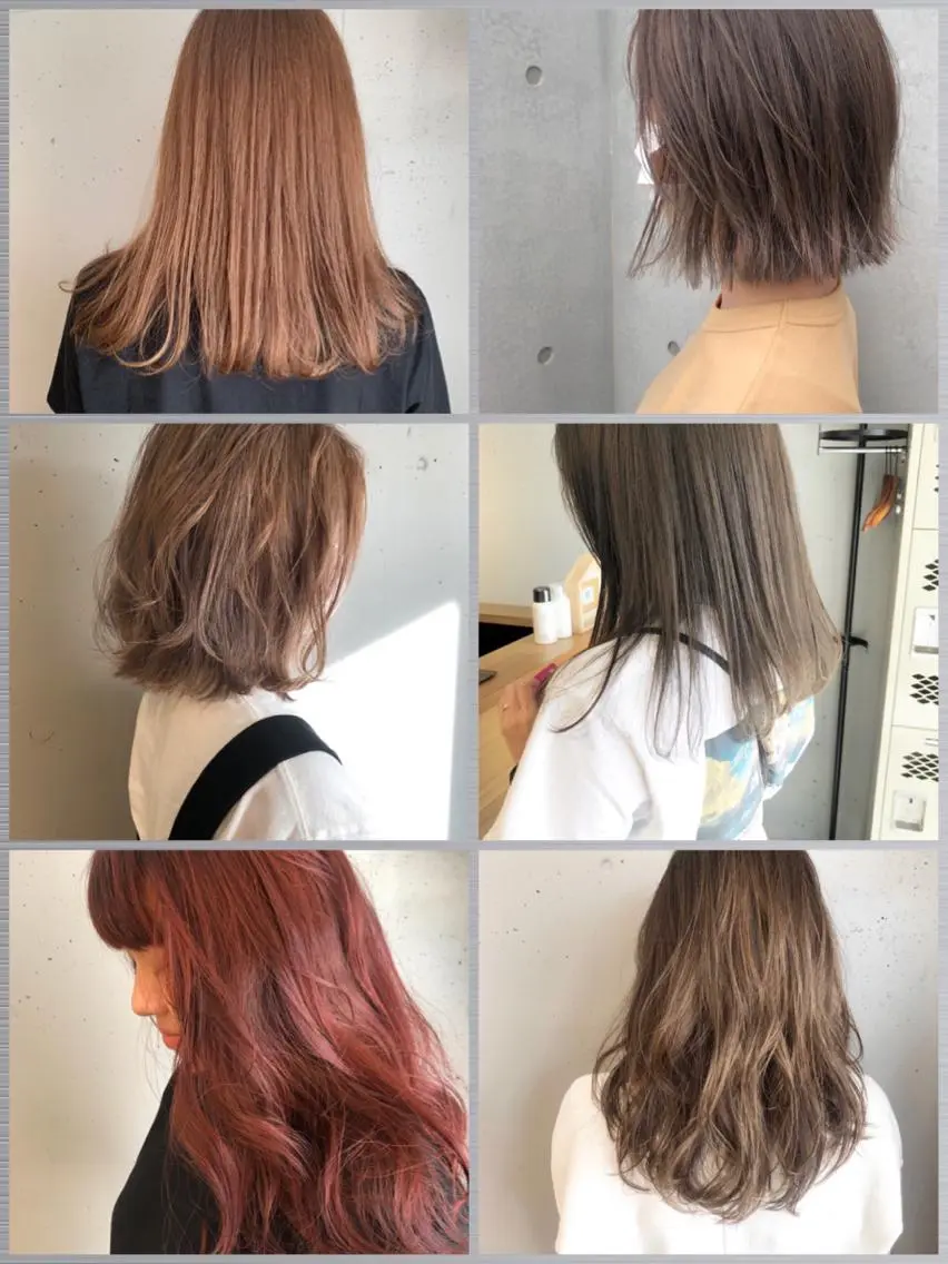 ミディアム カラー 東 みのりのヘアスタイル