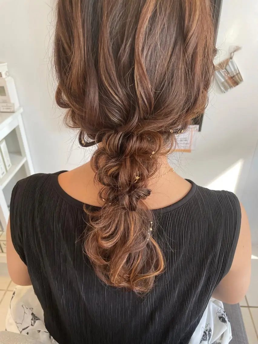 ヘアアレンジ デート 浴衣 ヘアセット 参列・イベントヘア♡ ゆいなのヘアスタイル