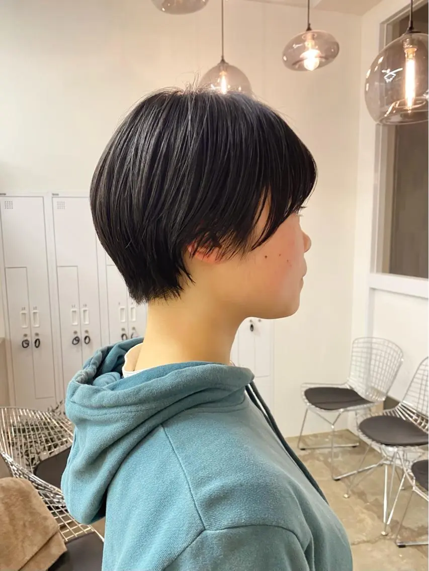 ショート ショートヘア サトウ リョウのヘアスタイル