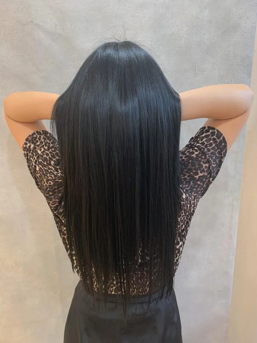 ロング カラー 鈴木 悠平のヘアスタイル