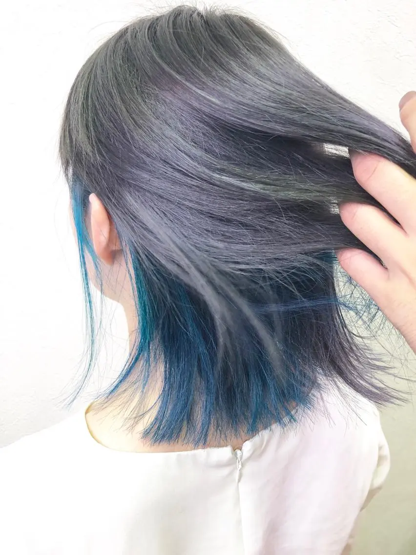 カラー 最高級エクステ /羽エクステ白石宇由のヘアスタイル