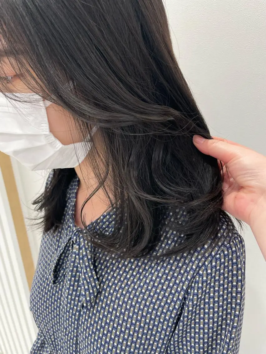 ミディアム カット ヘアカラー トリートメント 🪴酒井 可南子🪴のヘアスタイル