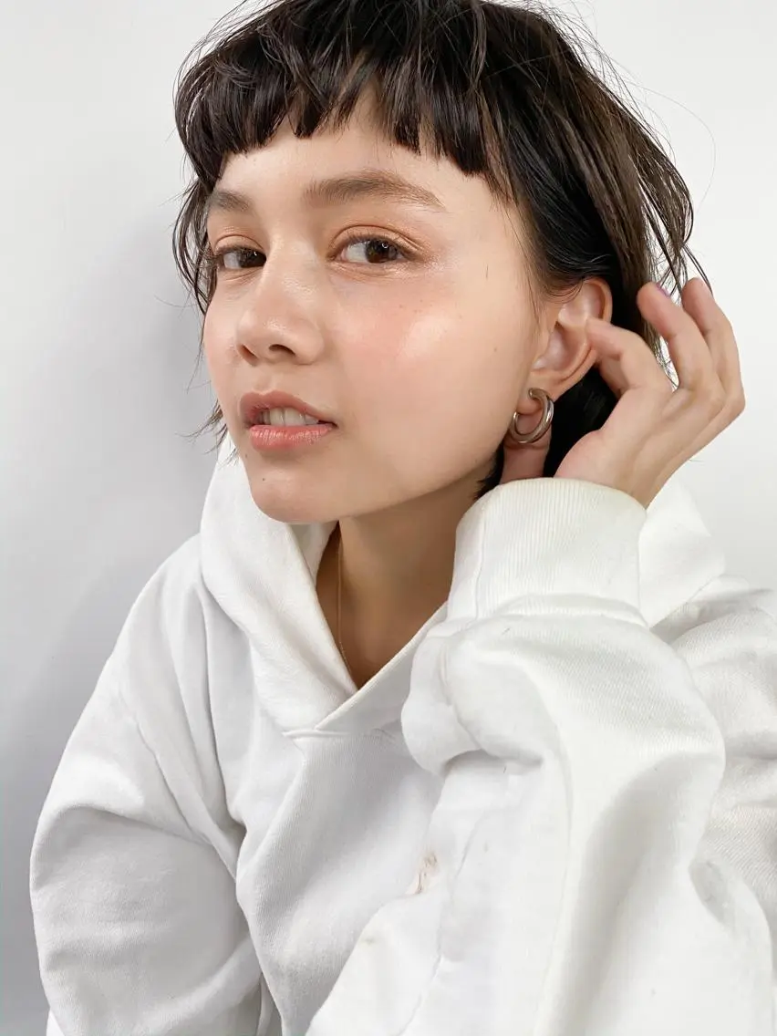 ショート 初めてでも失敗しない 透明感カラー Miiのヘアスタイル