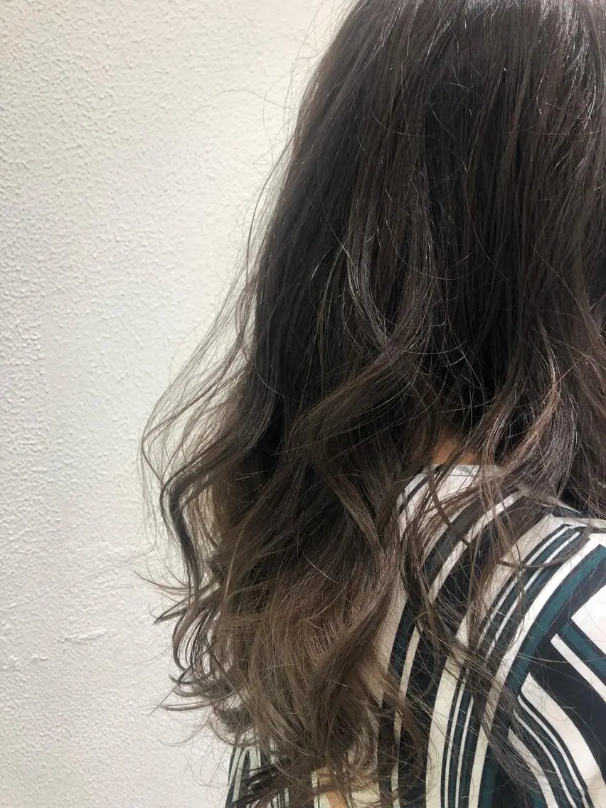 ロング ヘアカラー トリートメント ママ美容師⭐️ シモダイラ ヒデミのヘアスタイル