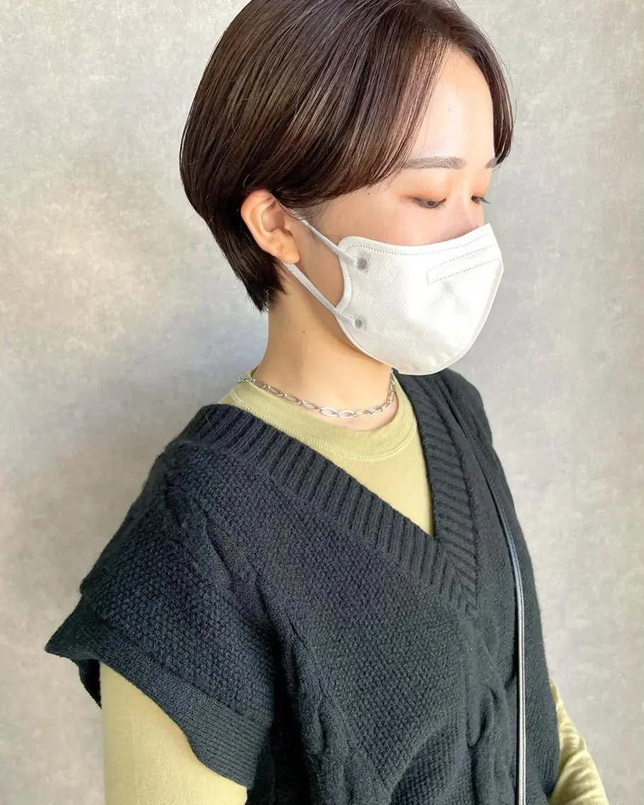 ショート ショートヘア 河原 亮のヘアスタイル