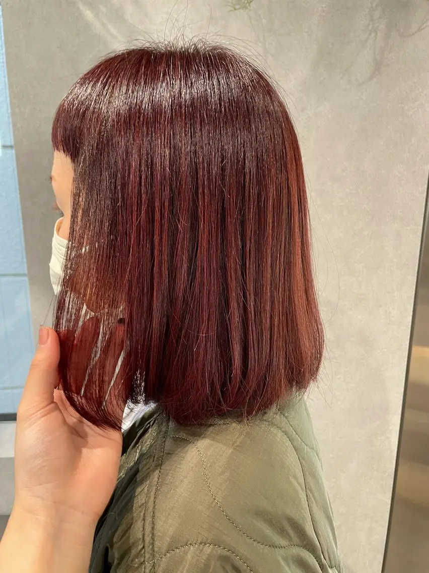 ショート カラー ブリーチ ブラウンカラー ブリーチなしカラー ヘアカラー ナチュラル透明感🌱 小山美樹子のヘアスタイル