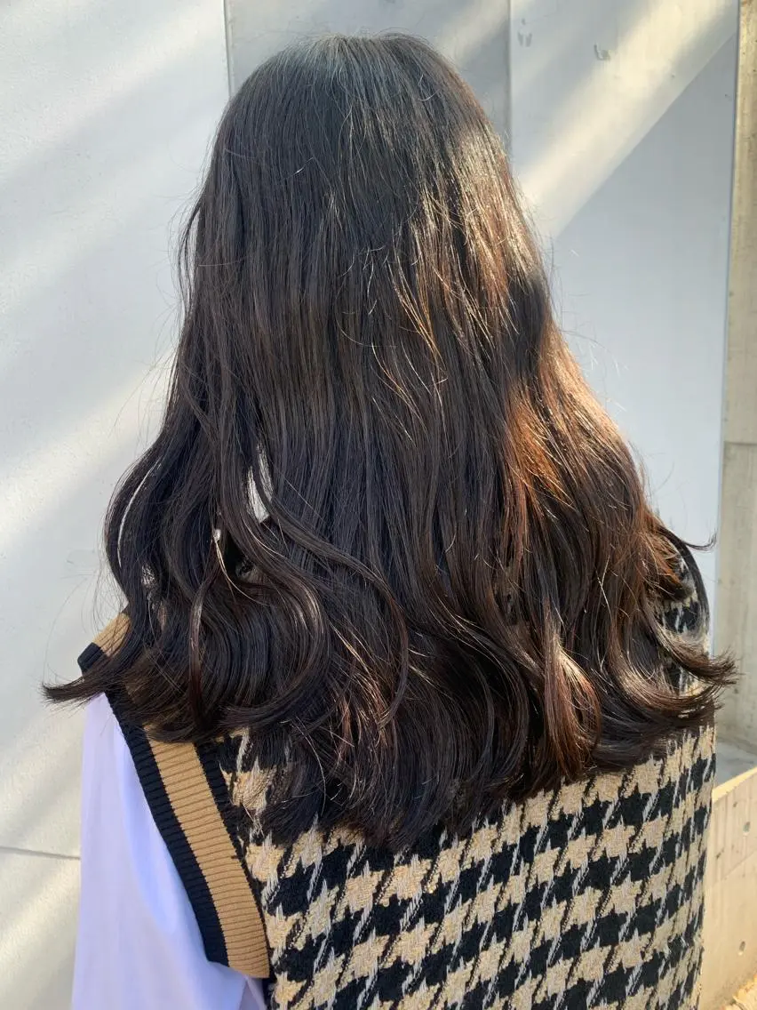 セミロング 透明感カラー/ レイヤー🤎mamiのヘアスタイル
