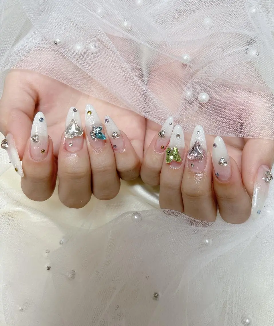 ネイル ハンドネイル ハンドケア 🎀長さだし船橋🎀 ネイルサロンのネイルデザイン