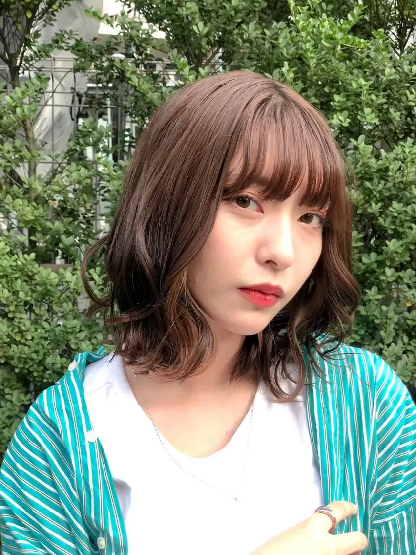 ミディアム カラー L.E.M泉中央店長 小野寺優斗のヘアスタイル