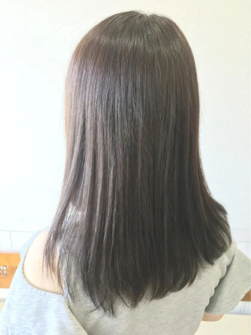 セミロング カラー アッシュ ラベンダーカラー ラベンダーアッシュ トリートメント Rise Heart 中村 裕介のヘアスタイル