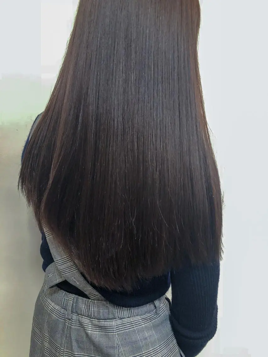ロング カラー 韓国風・ブリーチなし ・あり後藤 一斗店長のヘアスタイル