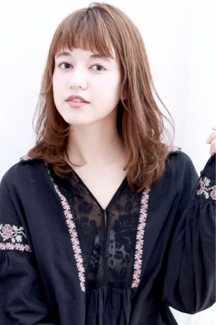 セミロング カット トリートメント やまだ まいのヘアスタイル