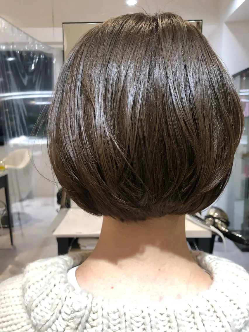 ショート カラー カット ヘアカラー 美髪矯正/渡辺 りんのヘアスタイル