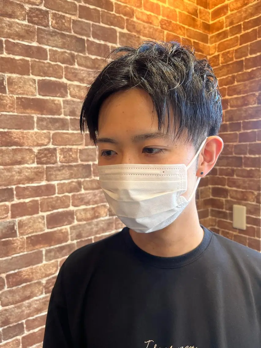 ショート カラー パーマ ヘアアレンジ メンズ キッズ ネイル マツエク・マツパ アイブロウ メンズブリーチ メンズハイライト メンズインナーカラー メンズ韓国風 ブリーチ 久木原 ゆりのヘアスタイル