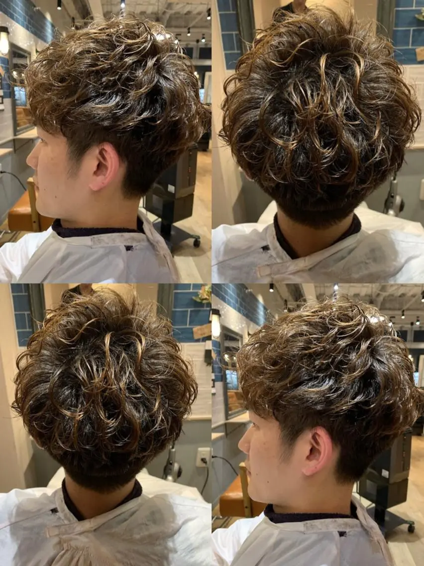 パーマ メンズ 🔥メンズパーマ 特化 渡辺一翔のヘアスタイル