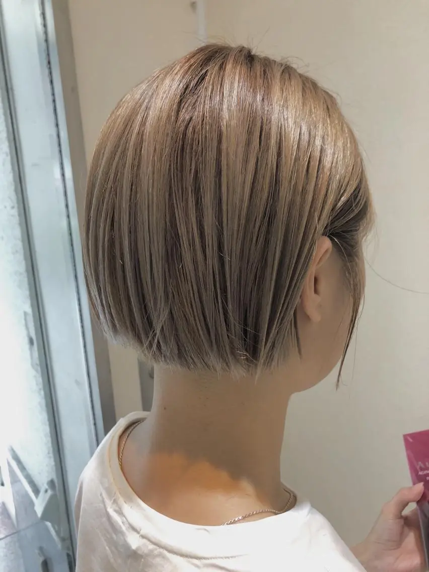 ショート ボブ 綿貫 美香のヘアスタイル