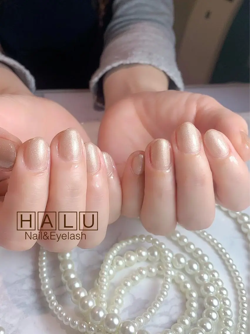 ネイル ラメ(グリッター) HALU ハルのネイルデザイン