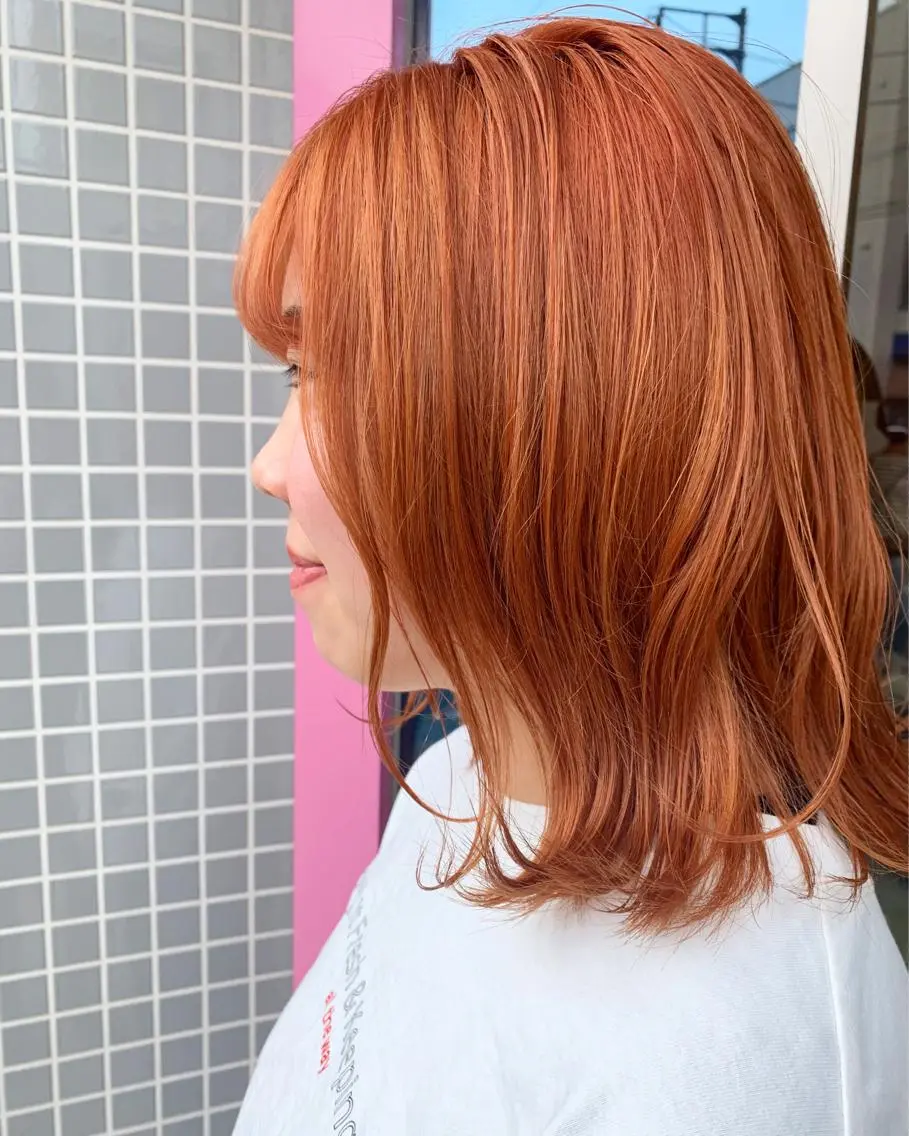 ミディアム カラー ヘアカラー トリートメント ヘアセット 🌸スタイリスト 山浦美恵のヘアスタイル