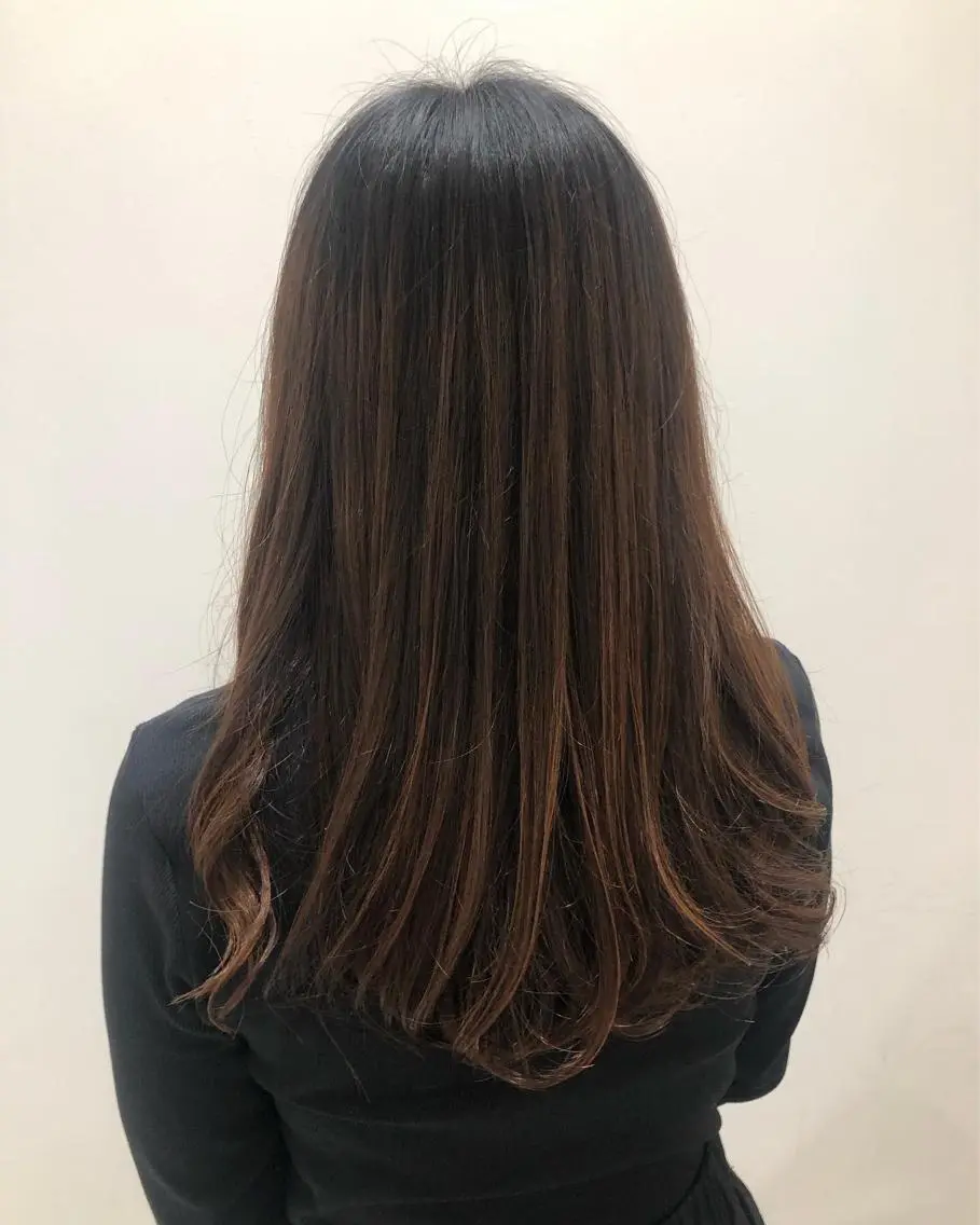 ロング 松原 愛莉のヘアスタイル