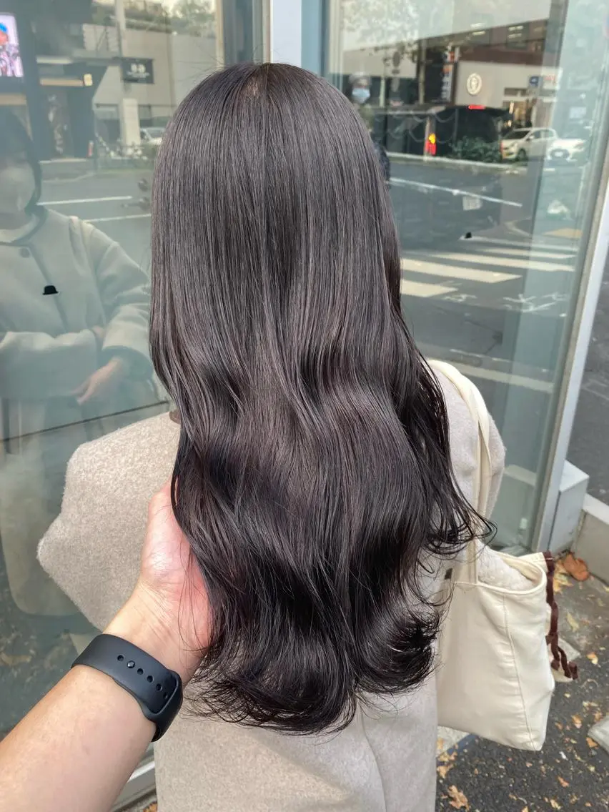 ロング カラー ヘアアレンジ ハッシュカット/レイ ヤーカットArataのヘアスタイル