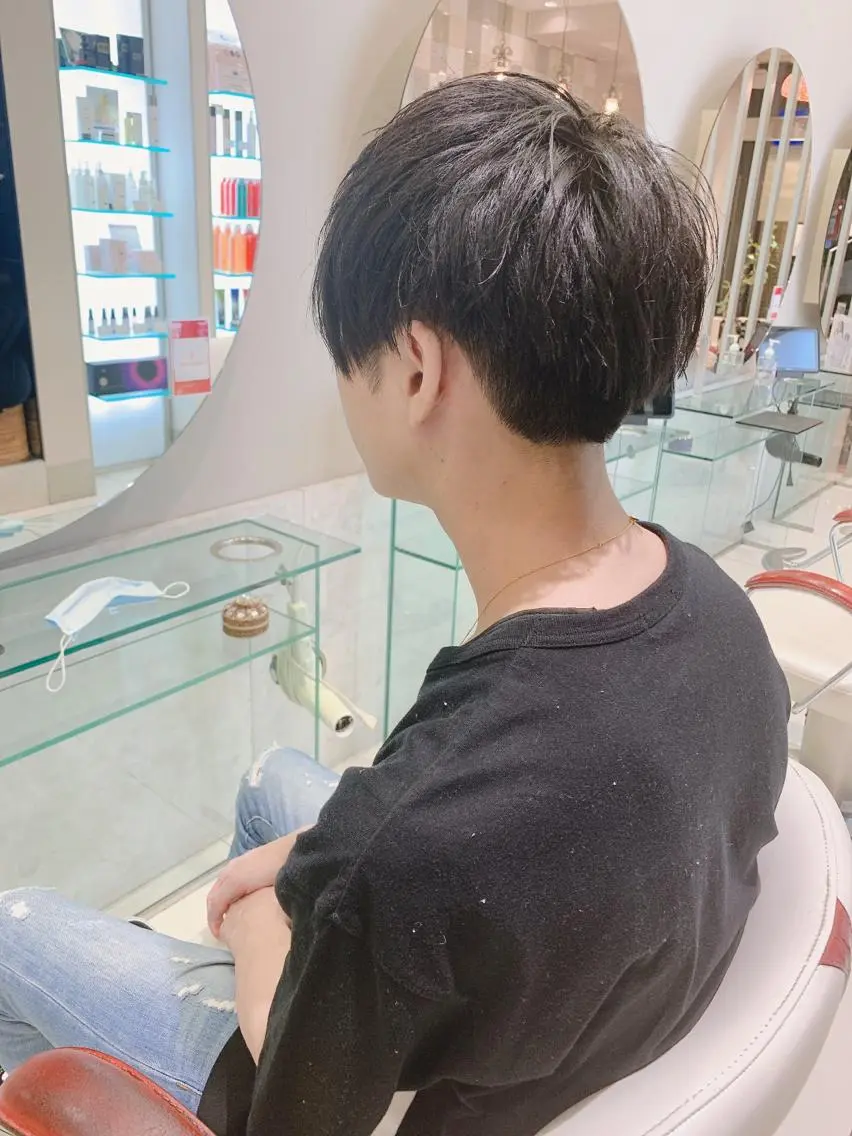 ショート カット ヘアセット ✨上村 潤平✨メンズヘア✨のヘアスタイル