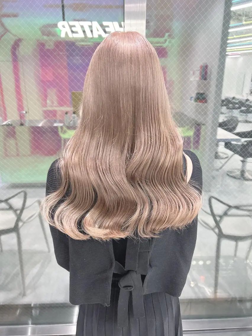 セミロング ヘアカラー 🇰🇷韓国ヘア特化 ヒロキ🇰🇷のヘアスタイル