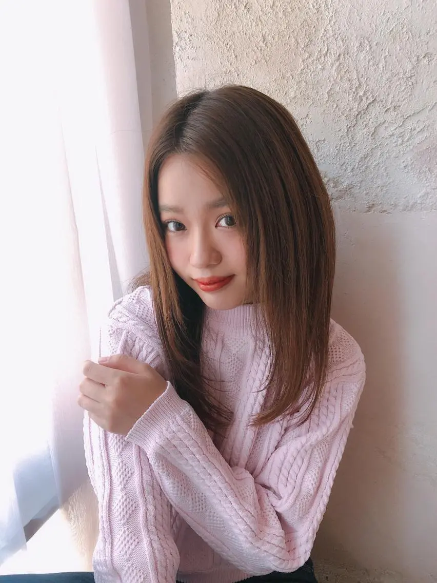 ミディアム カット ヘアカラー トリートメント 代表山口ひな 髪質改善のプロのヘアスタイル