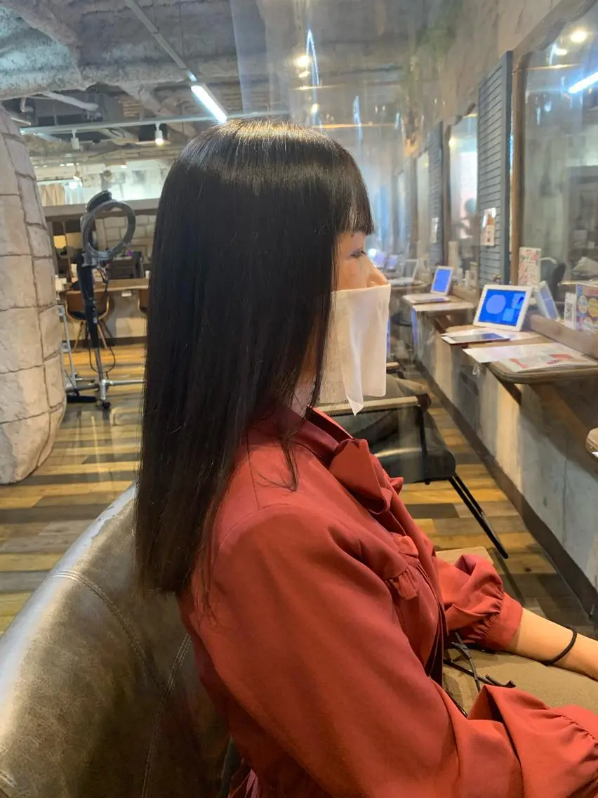 ロング repose日本橋 室町のヘアスタイル