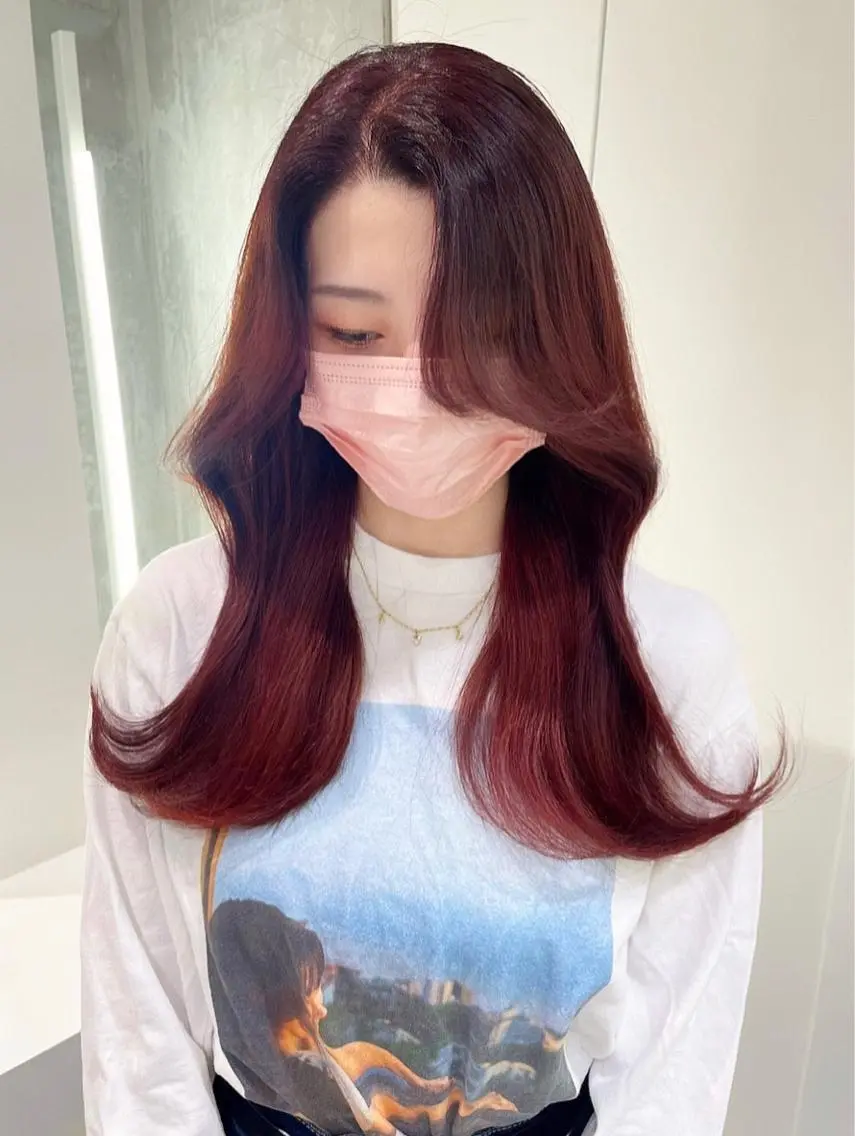 ロング 銀座/レイヤーカット 🤍内野すみれのヘアスタイル