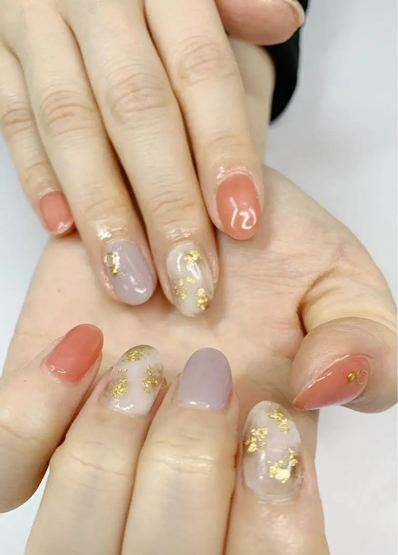 ネイル フットネイル グリーン オフィスネイル ワンカラーネイル 春ネイル Lily Roseスタッフ一同のマツエク・マツパデザイン