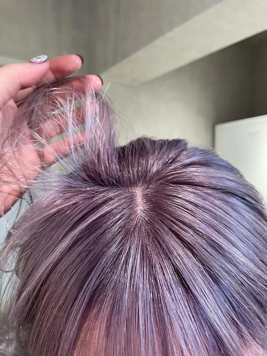 ショート カラー ブリーチ ラベンダーカラー ヘアカラー ナチュラル透明感🌱 小山美樹子のヘアスタイル