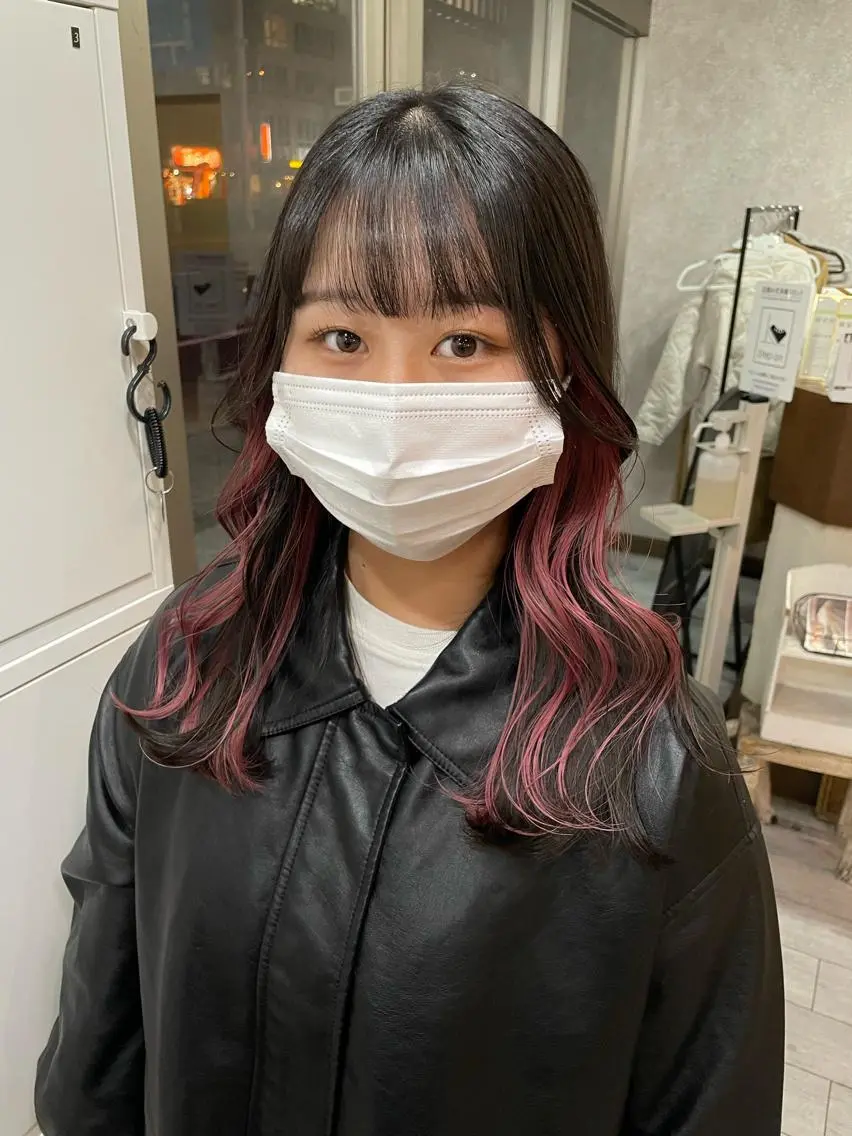 セミロング カラー イヤリングカラー 🫧ヒシダアキ taboo.i🫧のヘアスタイル